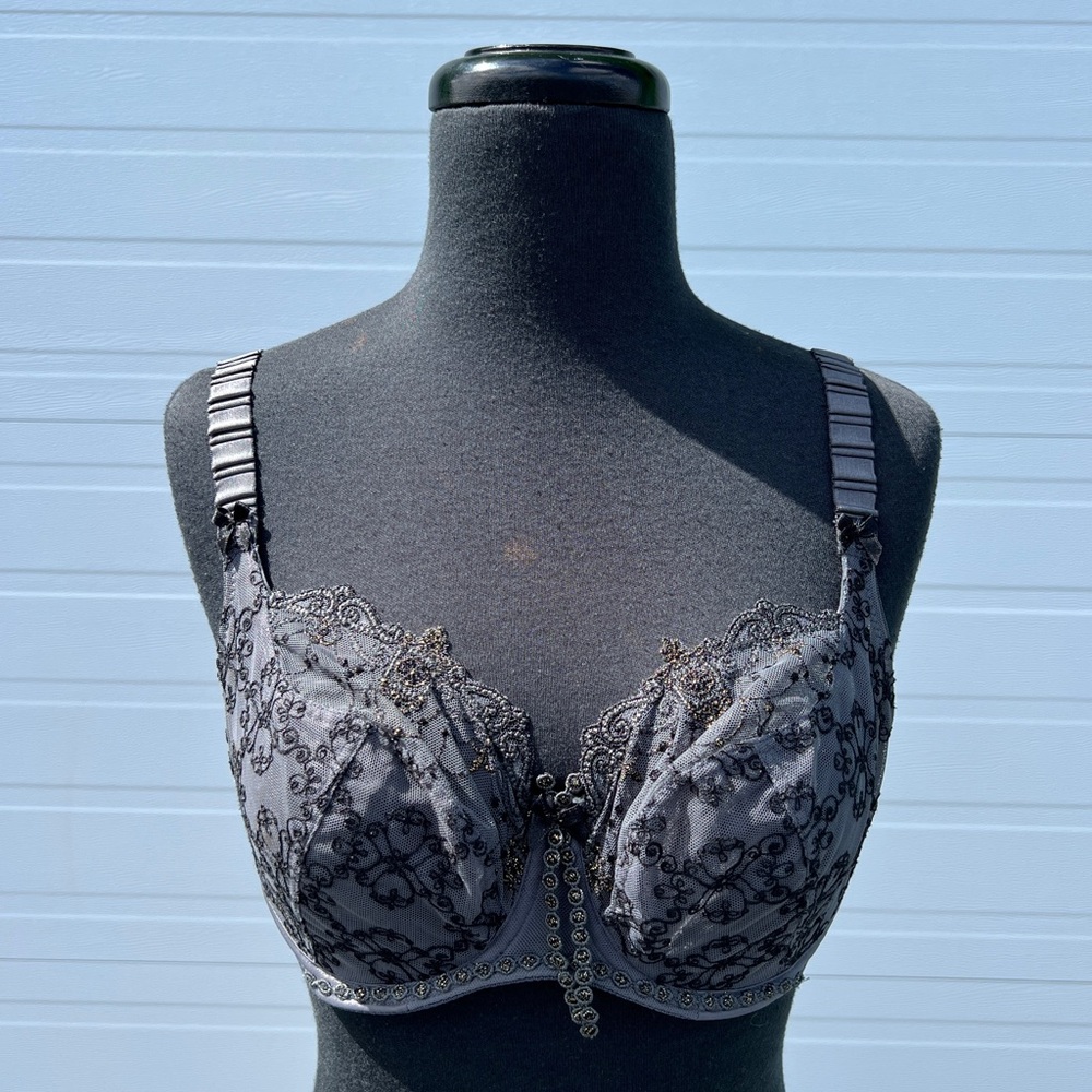 Empreinte Irina Balconette in Grey and Gold, 30E